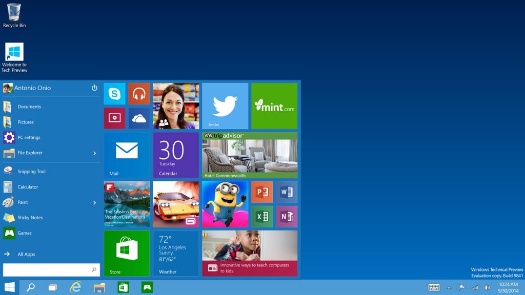 Windows 10 tutorial 1: Introduktion til Windows 10