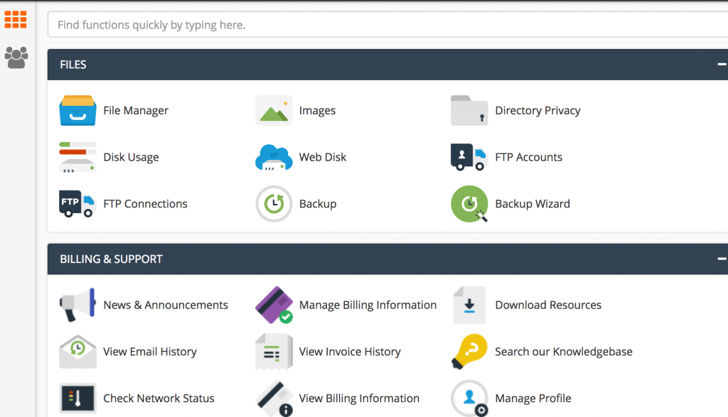 Bedste webhoteller med cPanel