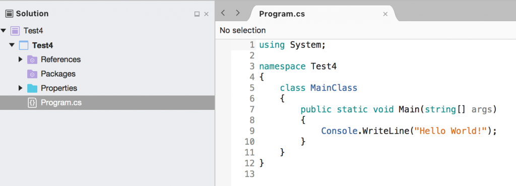 C# tutorial – Introduktion